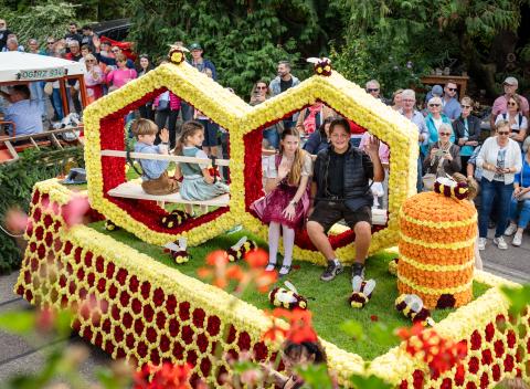 Festwagen Honigbienen