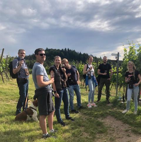 Weincaching Gruppe